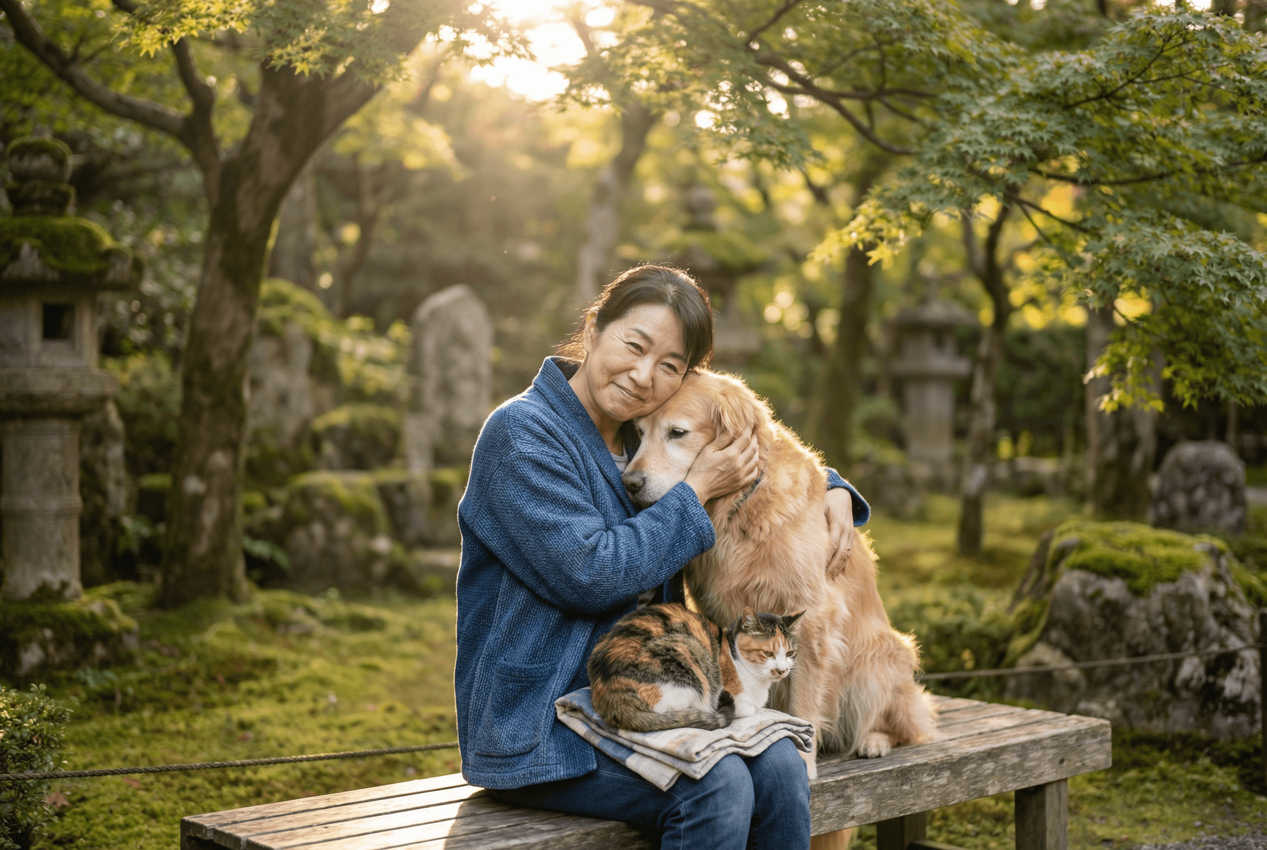 ペット共葬区画の様子